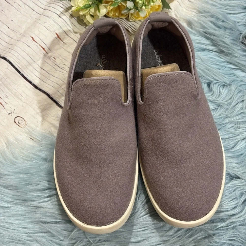 Allbirds Wool Loungers Hazy Mauve Slip On Sneakers - Picture 5 of 8